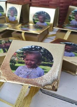 Altın Deri Kaplı Sıvama Ahşap Kutu