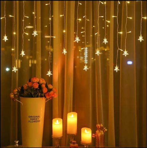 Yıldız 4m 96 Led 19 Saçak 40-50-60cm