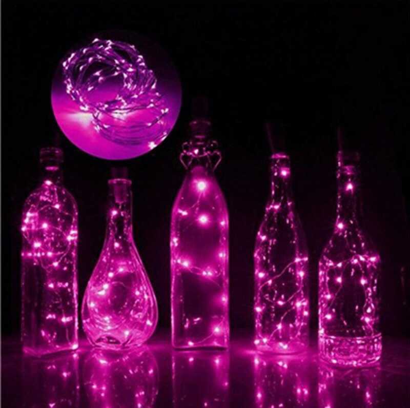 LED IŞIK PİLLİ 3 MT 3 FONKSİYONLU PEMBE