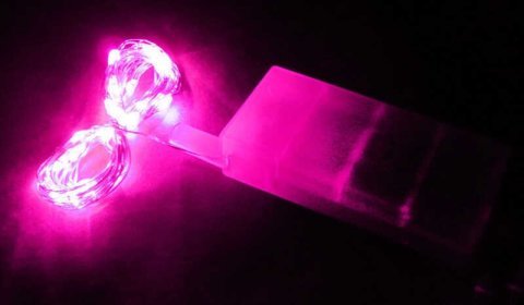 LED IŞIK PİLLİ 3 MT 3 FONKSİYONLU PEMBE