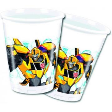 8 Li Transformers Karton Bardak