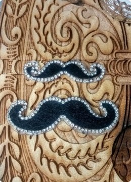 Taşlı Bıyık (Ütü ile yapışır)