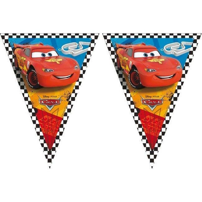 Cars / Arabalar Klasik Üçgen Bayrak / Flama