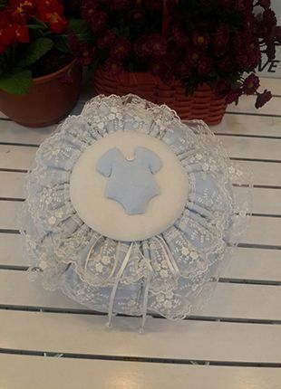 Yuvarlak Bebek Takı Yastığı