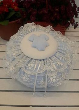 Yuvarlak Bebek Takı Yastığı