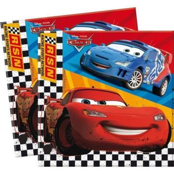 16 Lı Cars / Arabalar Kağıt Peçete