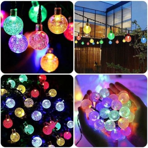 7 mt 50 Led RGB Solar