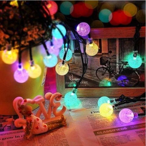 7 mt 50 Led RGB Solar