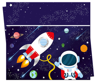 MASA ÖRTÜSÜ KOZMİK GALAKSİ 120X180 CM