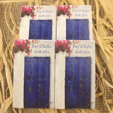 Doğal Taş Baskı Magnet Söz,Nişan,Kına,Nikah Kınahediyelik