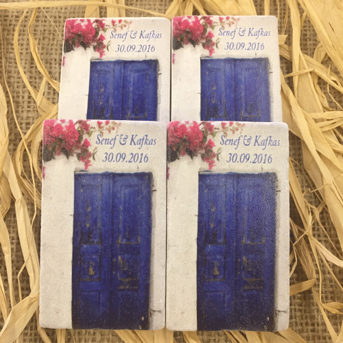 Doğal Taş Baskı Magnet Söz,Nişan,Kına,Nikah Kınahediyelik