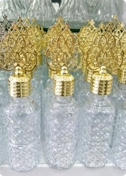 30 Adet Metal Tepelikli,Kristal Silindir Kolonya,Şişesi Kolide;