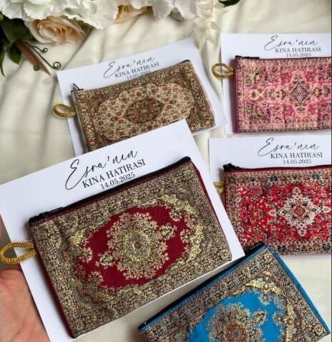 Kına için isme özel cüzdan Hediyelik(20 adet)