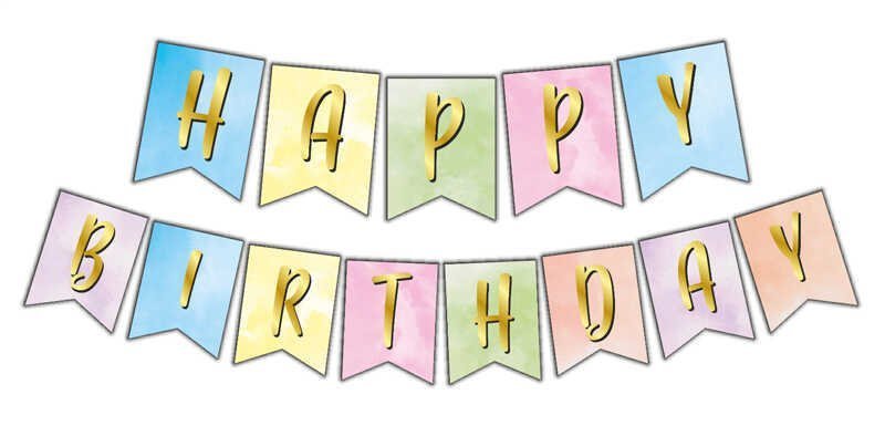 FLAMA HAPPY BIRTHDAY MAKARON RENGARENK
