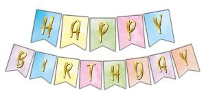 FLAMA HAPPY BIRTHDAY MAKARON RENGARENK