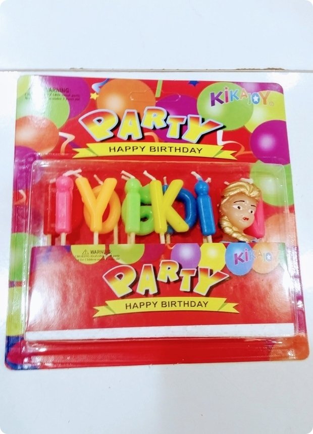 İyi ki Doğdun Doğum Günü Elsa Pasta Mumları