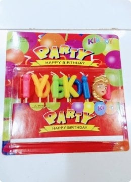İyi ki Doğdun Doğum Günü Elsa Pasta Mumları