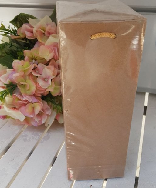 Bileklik 10x25 Cm Kraft Toptan Karton Çanta İpli Paketi