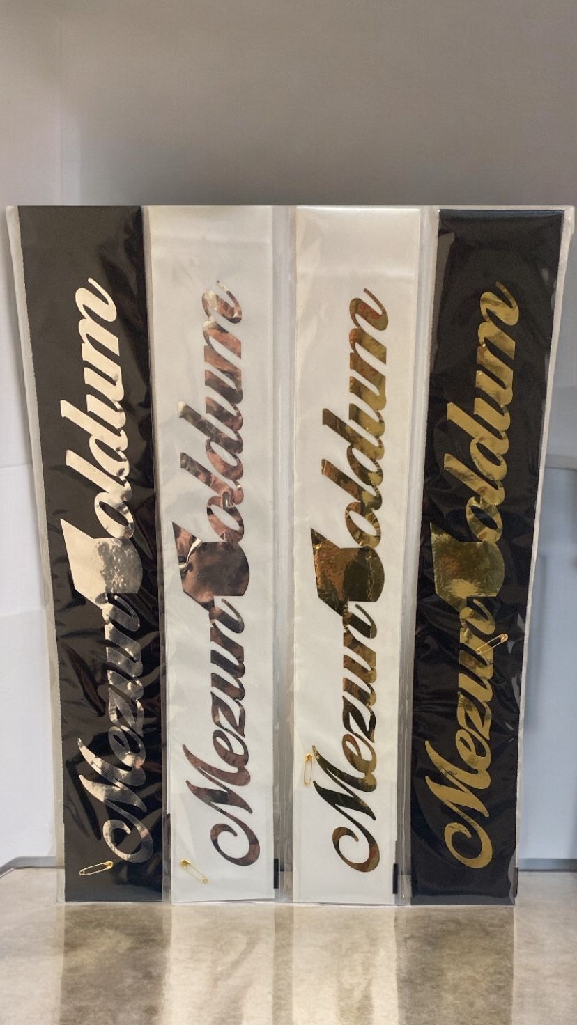 Mezuniyete özel mezun oldum kuşak