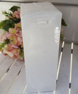 Bileklik 10x25 cm Beyaz Karton Çanta Eminönü İpli Paket :