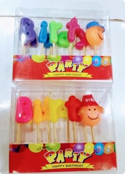 Birth Day Boy/Girl Doğum Günü Pasta Mumları