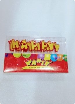 Taçlı Happy Birth Day Doğum Günü Pasta Mumları