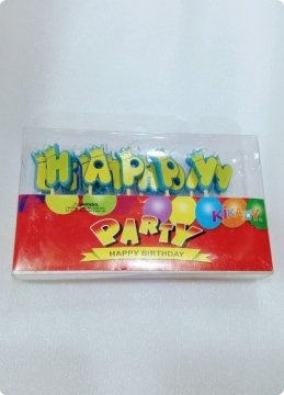 Taçlı Happy Birth Day Doğum Günü Pasta Mumları