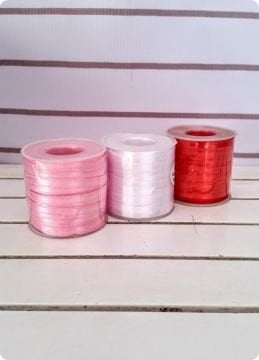 0,6 mm Baskılı Saten Rulo Kurdela