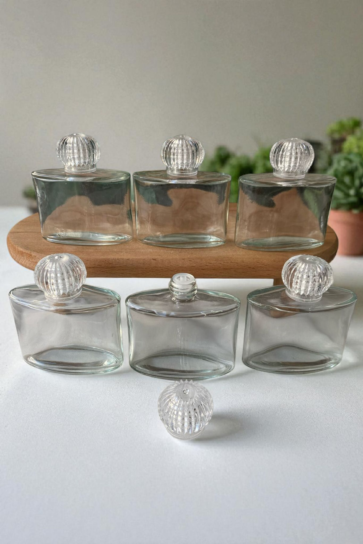 144 ADET (50cc) Cam Yassı şişe (Koli ile)