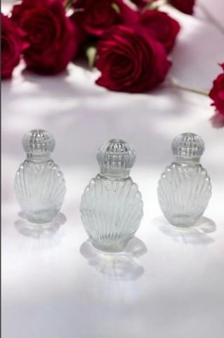 Pvc İstiridye Şeklinde 50 cc Kristal kapaklı Şişe