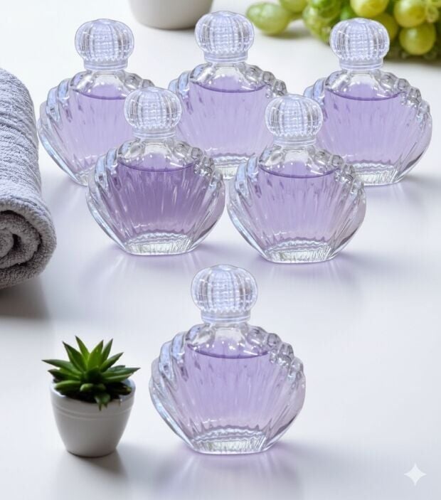 Cam 50cc İstiridye Şişe Tane ile