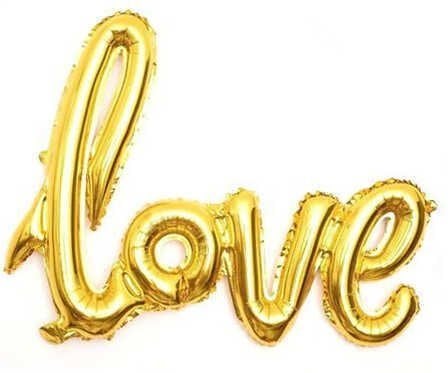 FOLYO BALON LOVE 60x45 CM ALTIN