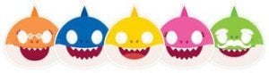 6 LI MASKE BABY SHARK
