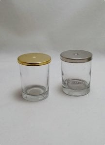 3 Boy Cam Bardak Mumsuz ( Delikli Düz kapak-Boş Bardak )