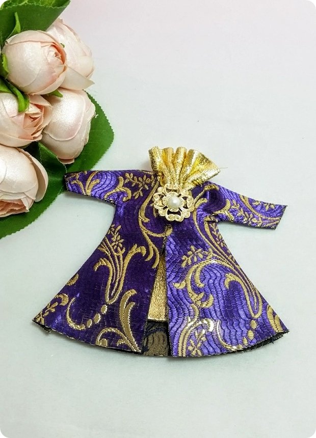 10 lu Kumaş Kaftan Kese (Kuruyemiş, Çerezlik, Kına, Sünnet)