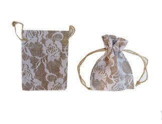 10 LU 12*17 cm KESE DANTEL KAPLAMALI NATUREL