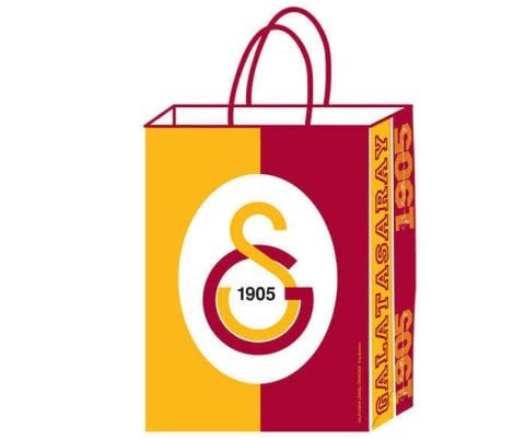 12 Li 18x24 Cm Galatasaray Büküm Saplı Çanta