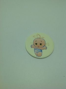 25 li bebek yuvarlak 20 li oval sticker