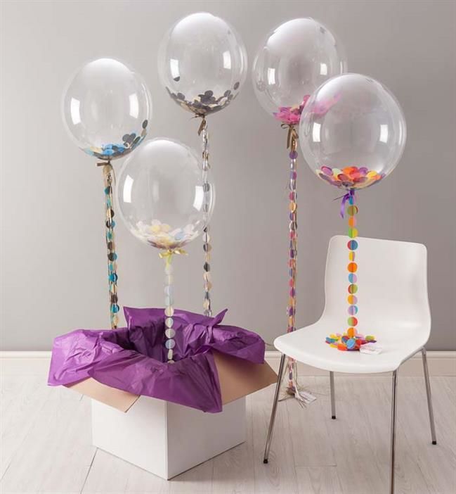 10 Lu Bobo Şeffaf Balon Çok Amaçlı