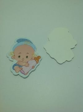 (20'Li pkt) elinde biberon  (şekilli sticker)