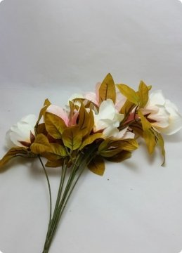 Krem Buket Yapay Çiçek