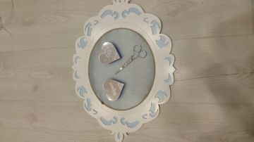 Ahşap ,Kumaş Kaplı Söz, Nişan Tepsisi & Yüzük Yükselteç Seti