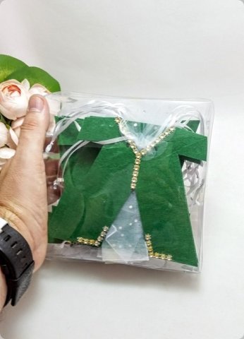 Kuruyemişlik, Çerezlik Keçe Kaftan Kese  (Kına,sünnet)