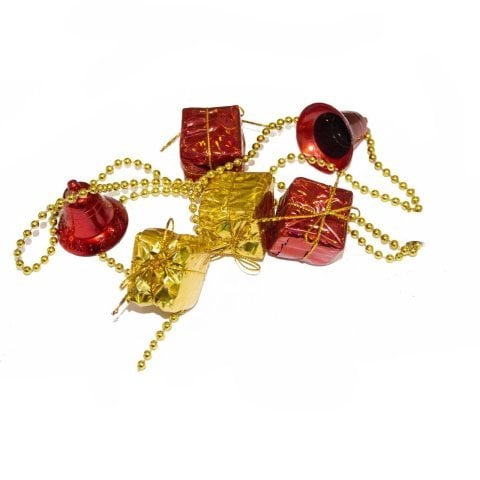 Çanlı Hediye Paketli Ağaç Zinciri (25cm)
