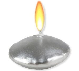 20 Lİ MUM TEALIGHT YÜZEN MUM GÜMÜŞ