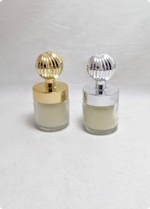 20 li Mumlu Pvc Çizgili Kristal Tepelikli Cam Kavanoz