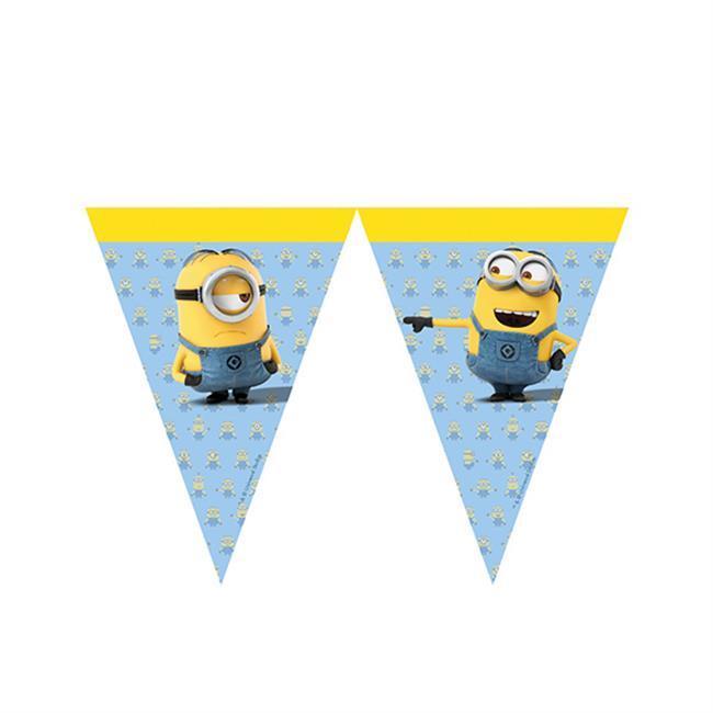 Minnions / Minyons Klasik Üçgen Bayrak / Flama Set
