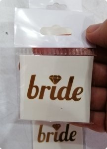 Metalik Geçici Bride Dövme
