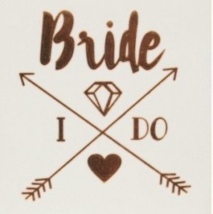 Metalik Geçici Bride Dövme