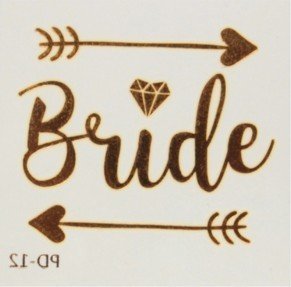Metalik Geçici Bride Dövme